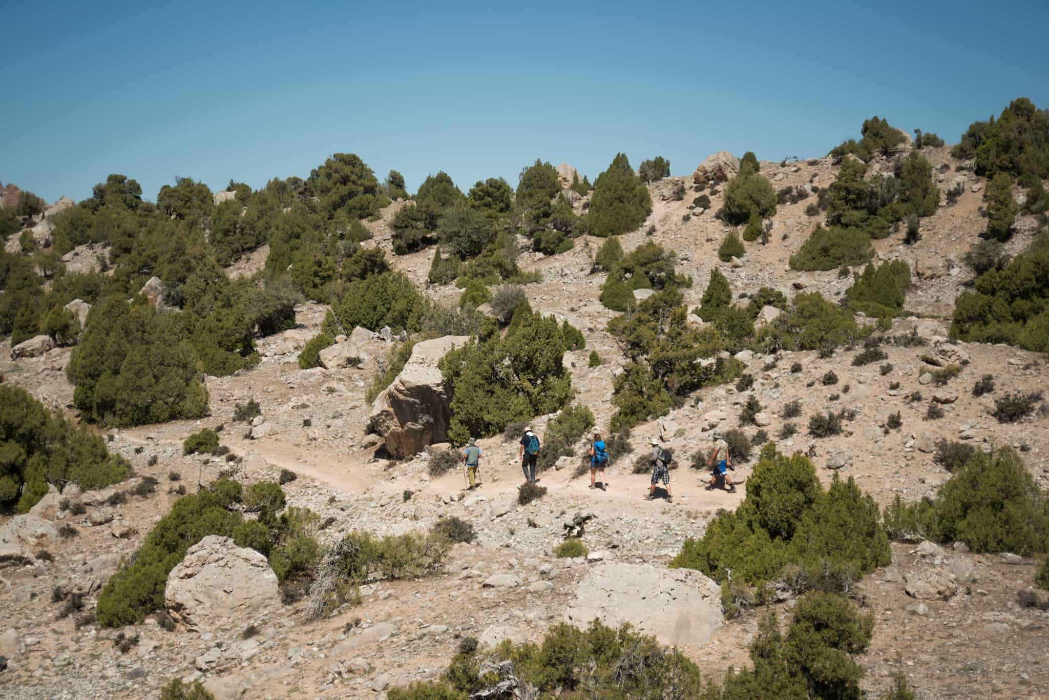 Hike to Zimtut, Fann Mountains, Tajikistan. Photo: Host // Orom Travel