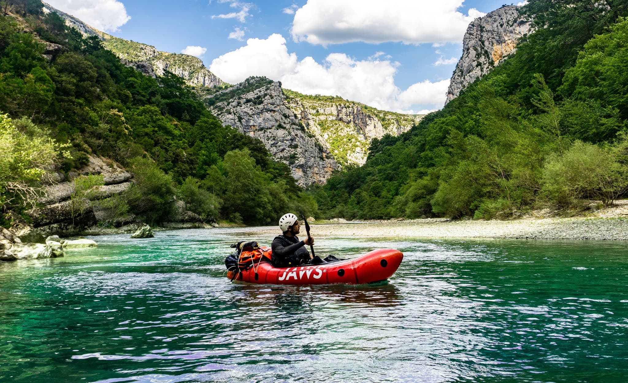 Packraft the Verdon Gorge in France