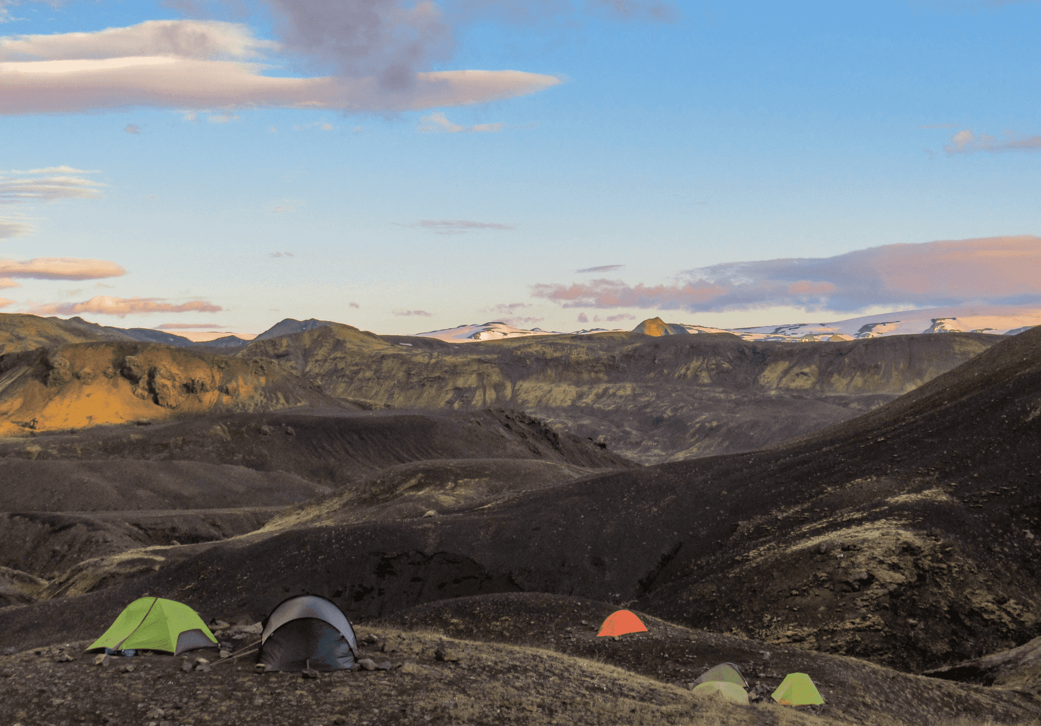 Laugavegur Trail Camping, Iceland