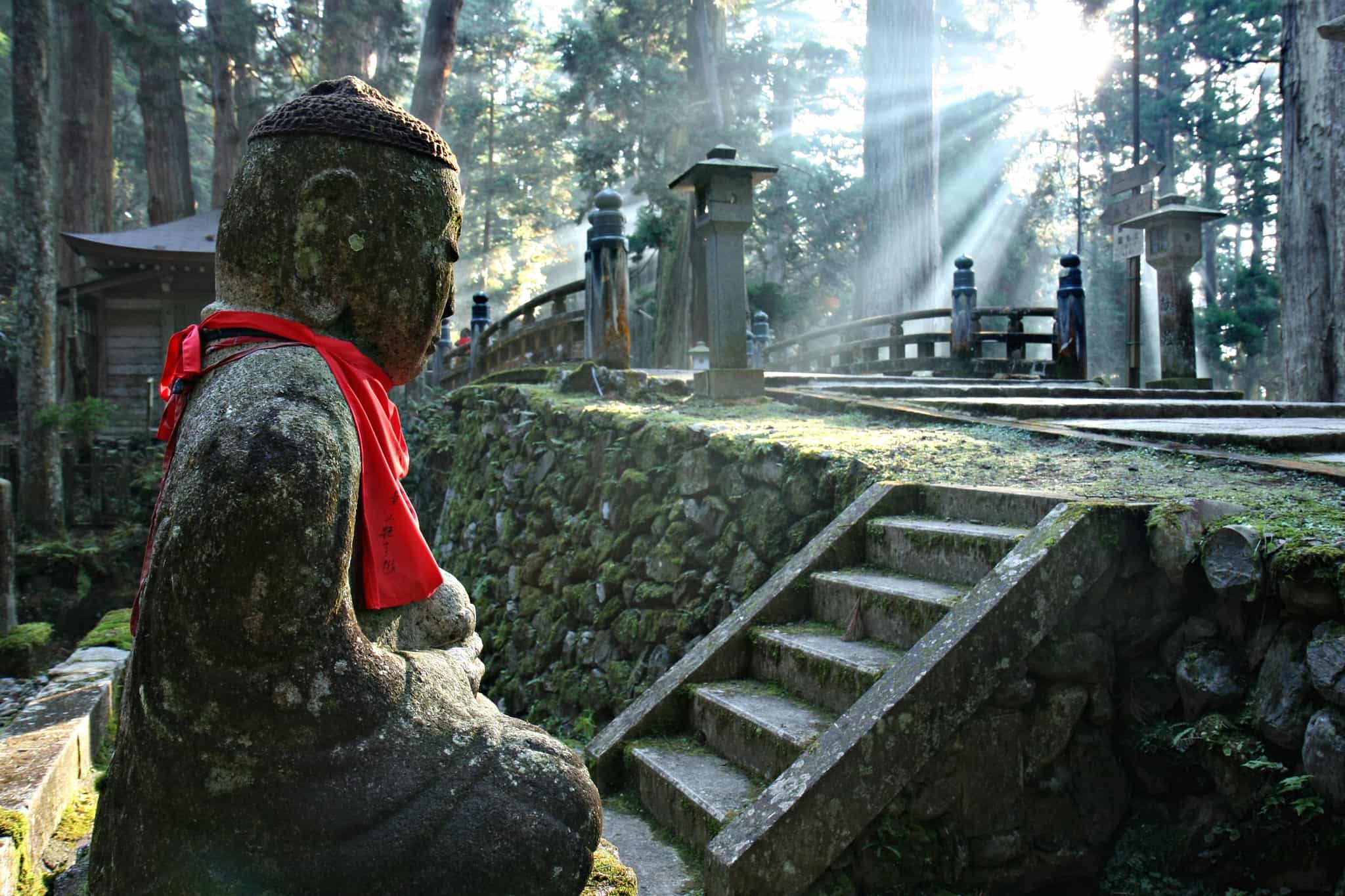 Okunoin Cemetery at Mount Koya, Japan