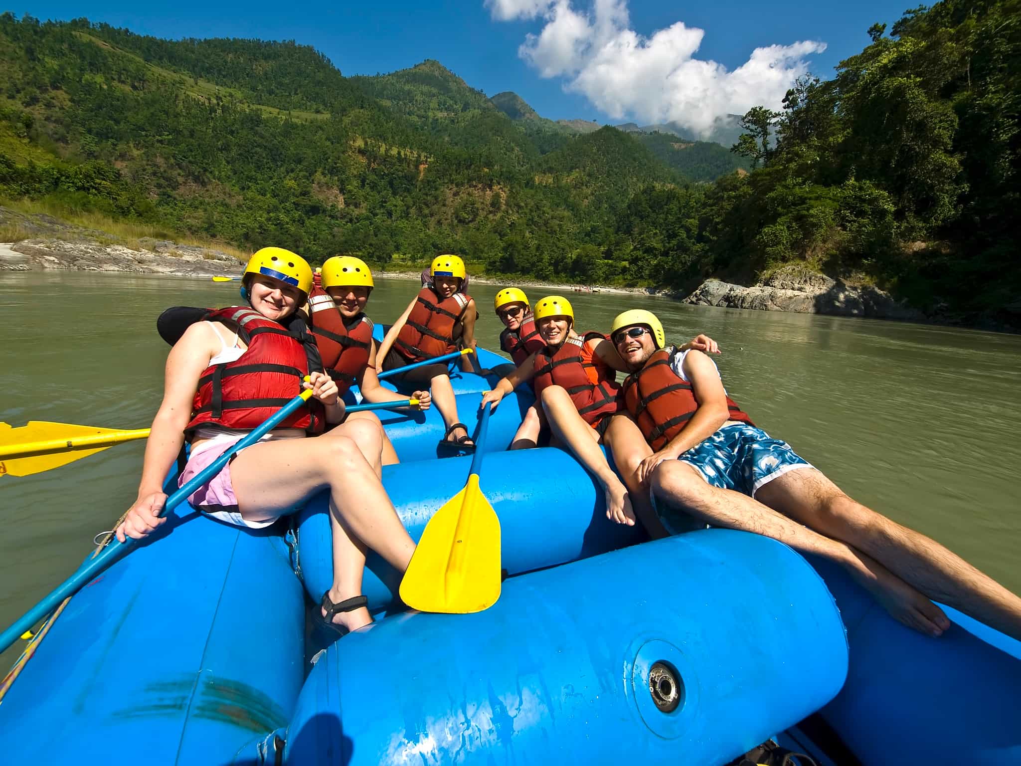 Rafting in Nepal GettyImages-183274004
