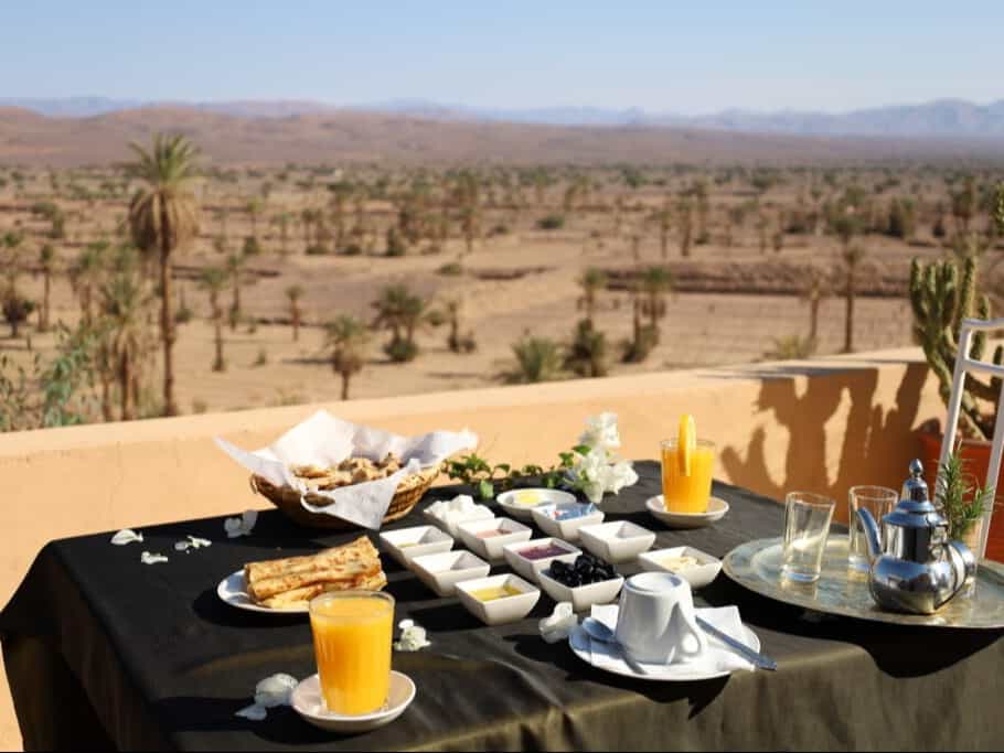 Nkob guesthouse, Morocco. Photo: Host/Mountain Bike Morocco