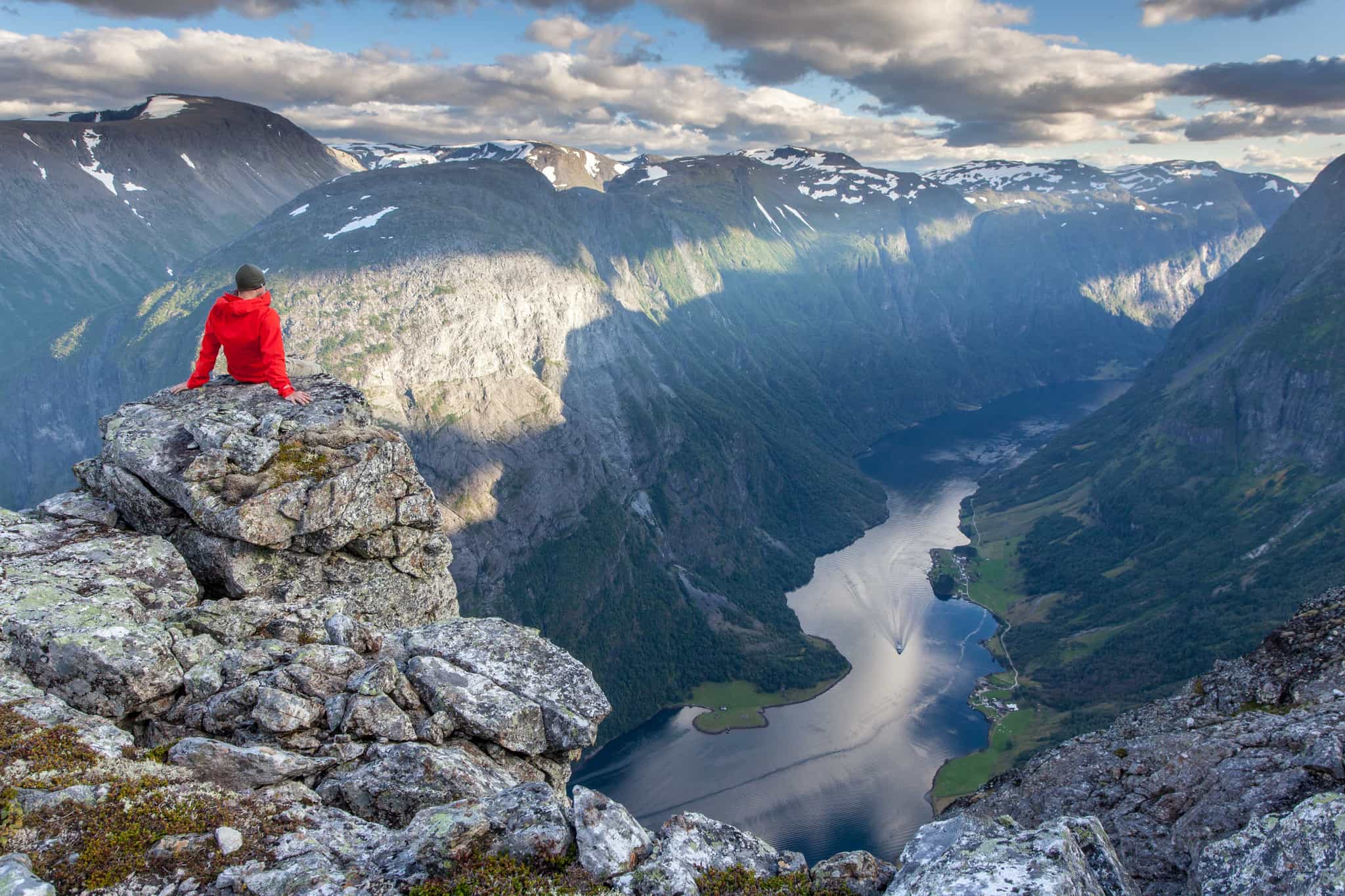 Hiking, Norwegian Fjords. Photo: Getty 527237652
