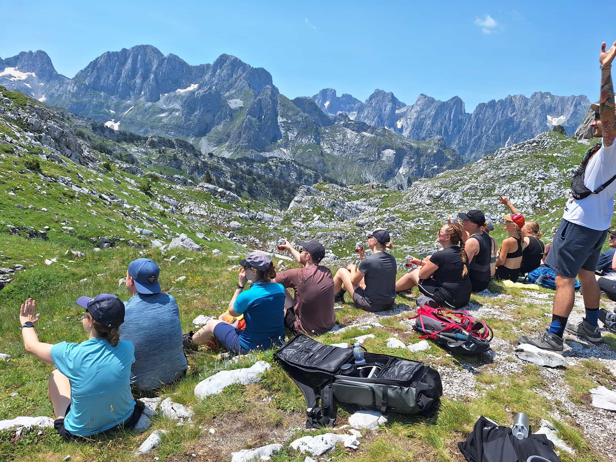 Moutain views at the border of Albania and Montenegro. Photo: host, Zbulo