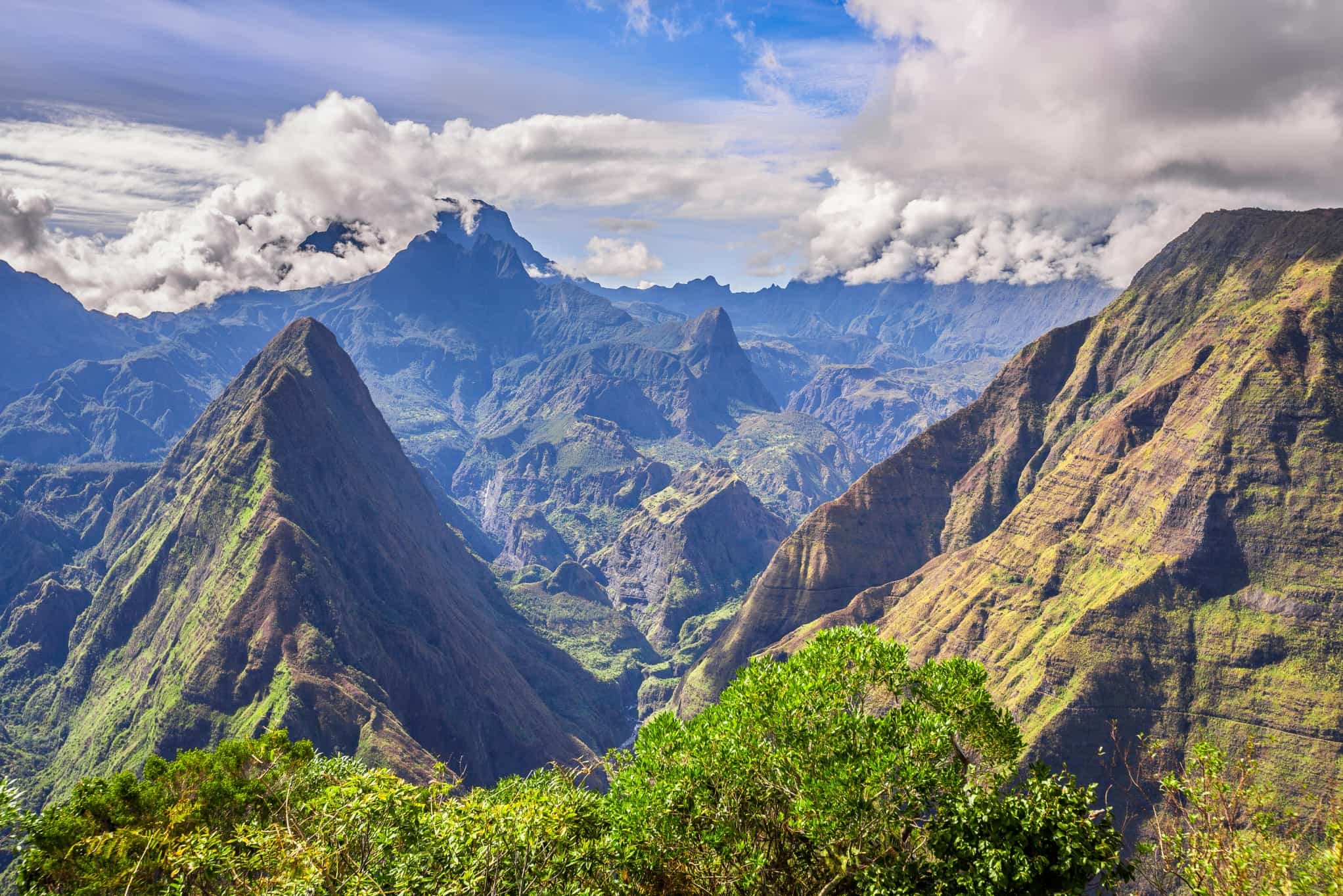 Cirque de Mafate, Reunion. Photo: Shutterstock-1302579496
