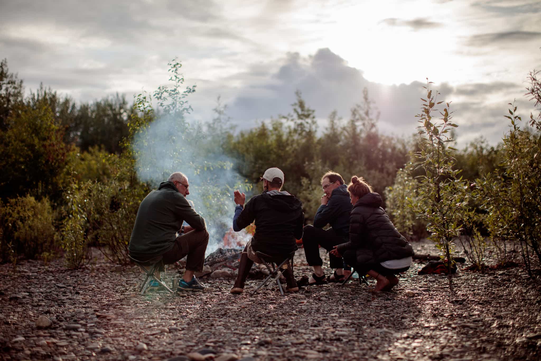 Yukon River, Canada, Camping