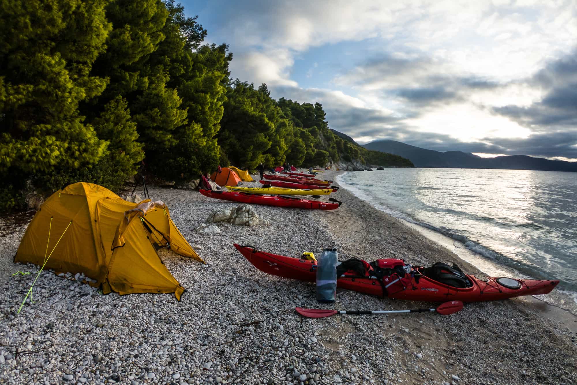 Wild camping, Greek Islands. Photo: Host/Trekking Hellas