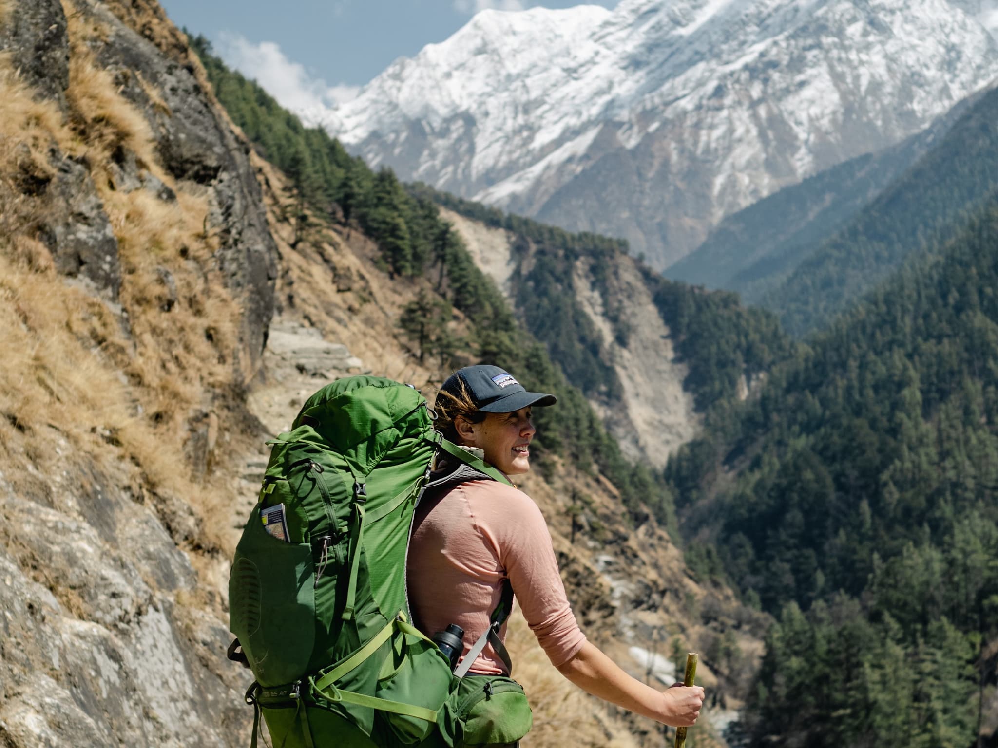 Hiking in Nepal - by Sarah Hewitt (no external use)