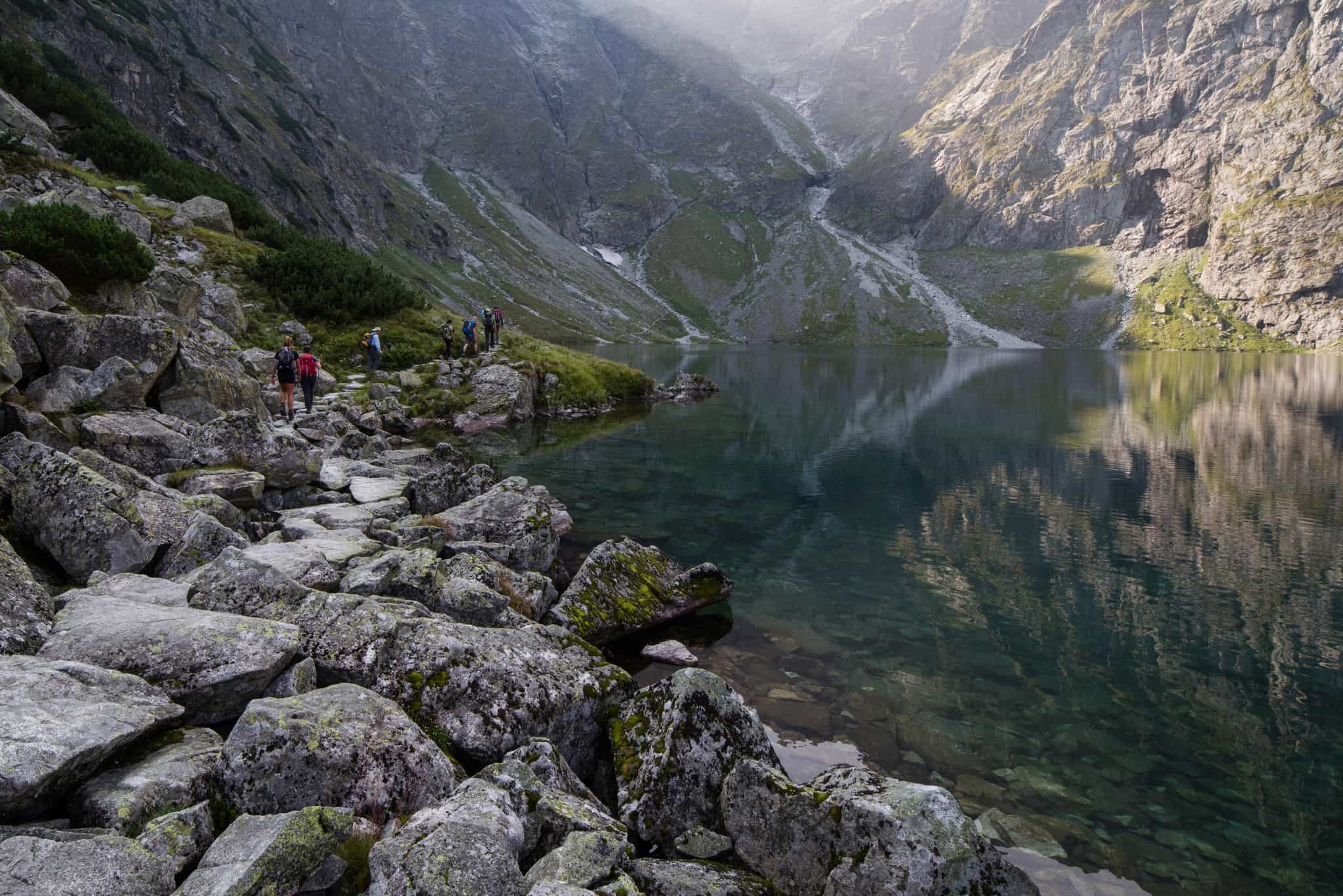 Lake, Tatra Mountains, POland. Photo: Host // Carpathian Adventures