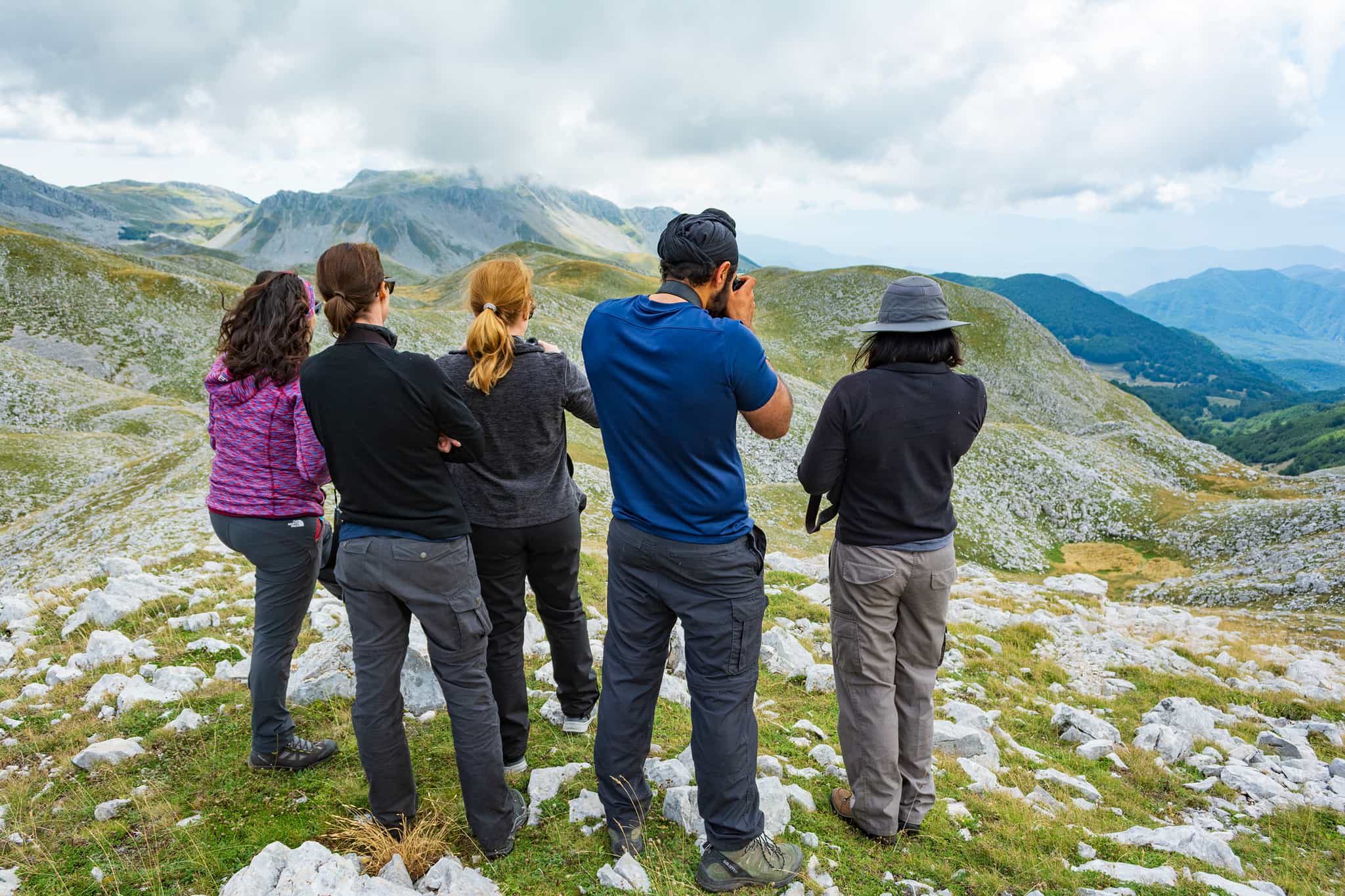 Hiking in the Abruzzo mountains, Italy