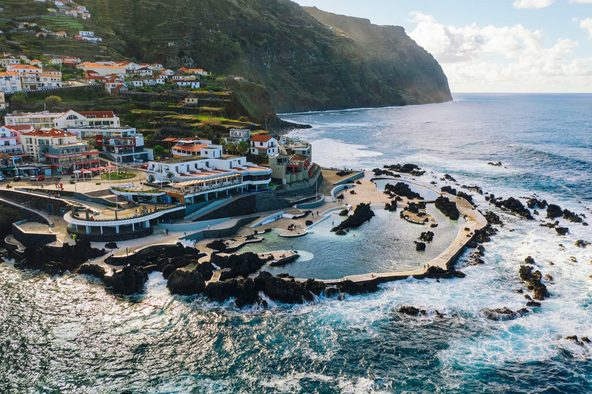 Ocean volcanic pools at Porto Moniz, Madeira, Getty