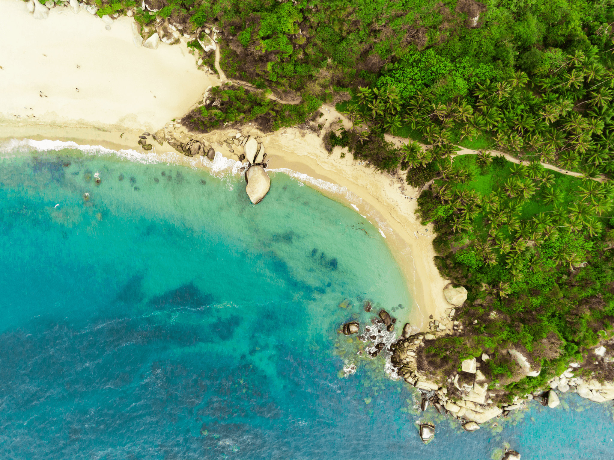 Tayrona NP Beach, Colombia. Photo: Canva
