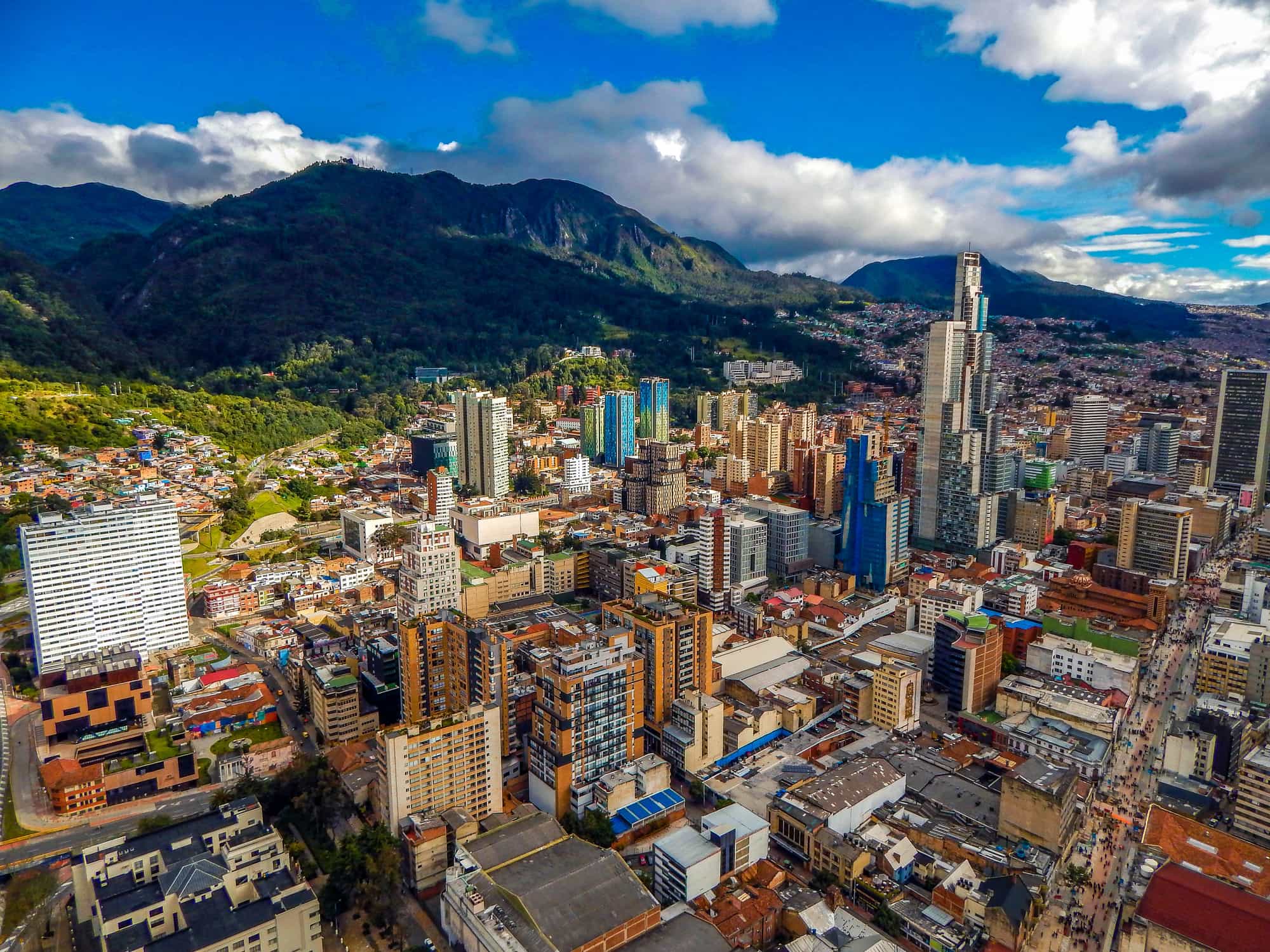 Bogota cityscape, Colombia. Photo: GettyImages-500732336