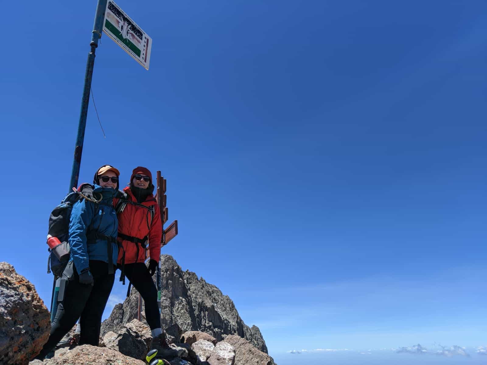 Mount Kenya summit