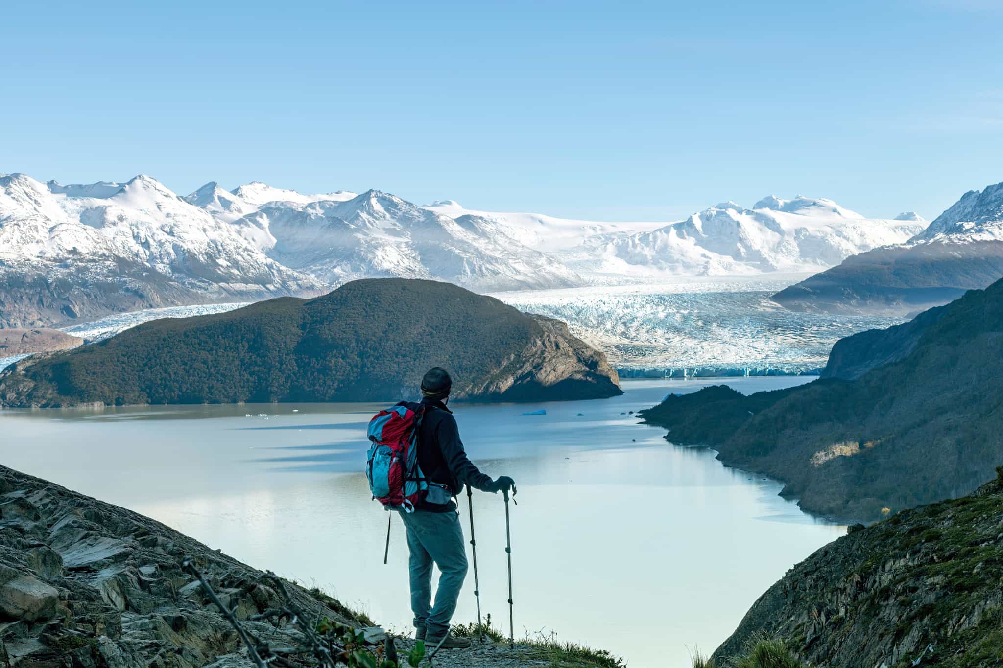 Glacier Grey, Patagonia, Chile. Photo: shutterstock_2457484611