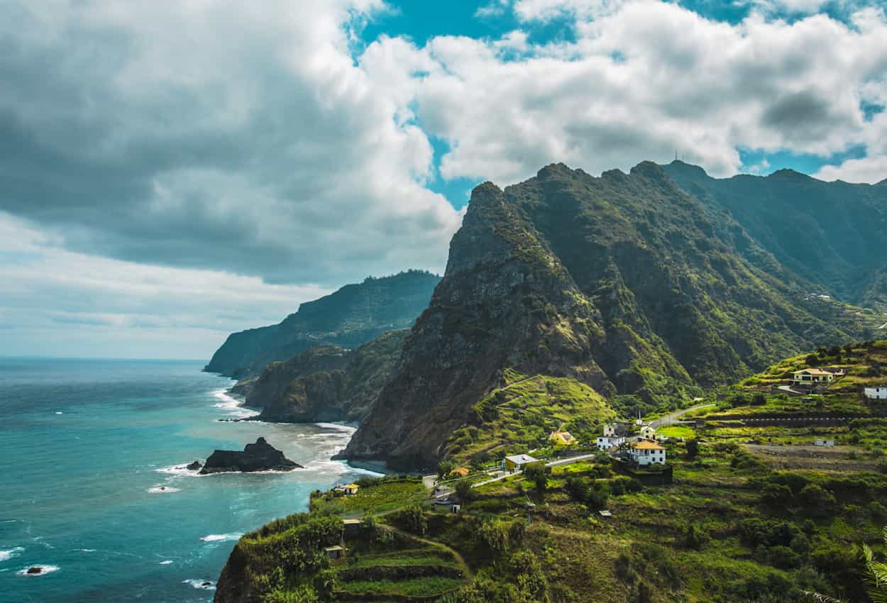 Wild northern coast of Madeira. Photo: Shutterstock-713903317