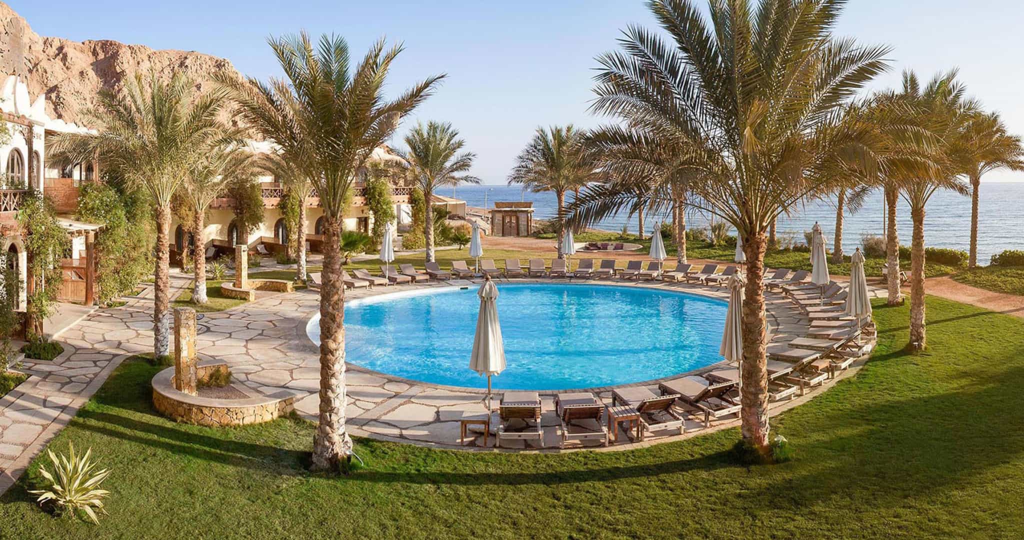 Pool Area, Dahab Paradise Hotel, Dahab, Egypt