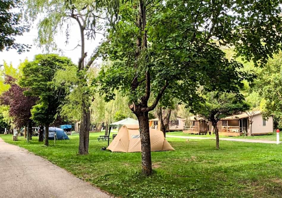 Camping du Lac, Verdon. Photo: Camping du Lac