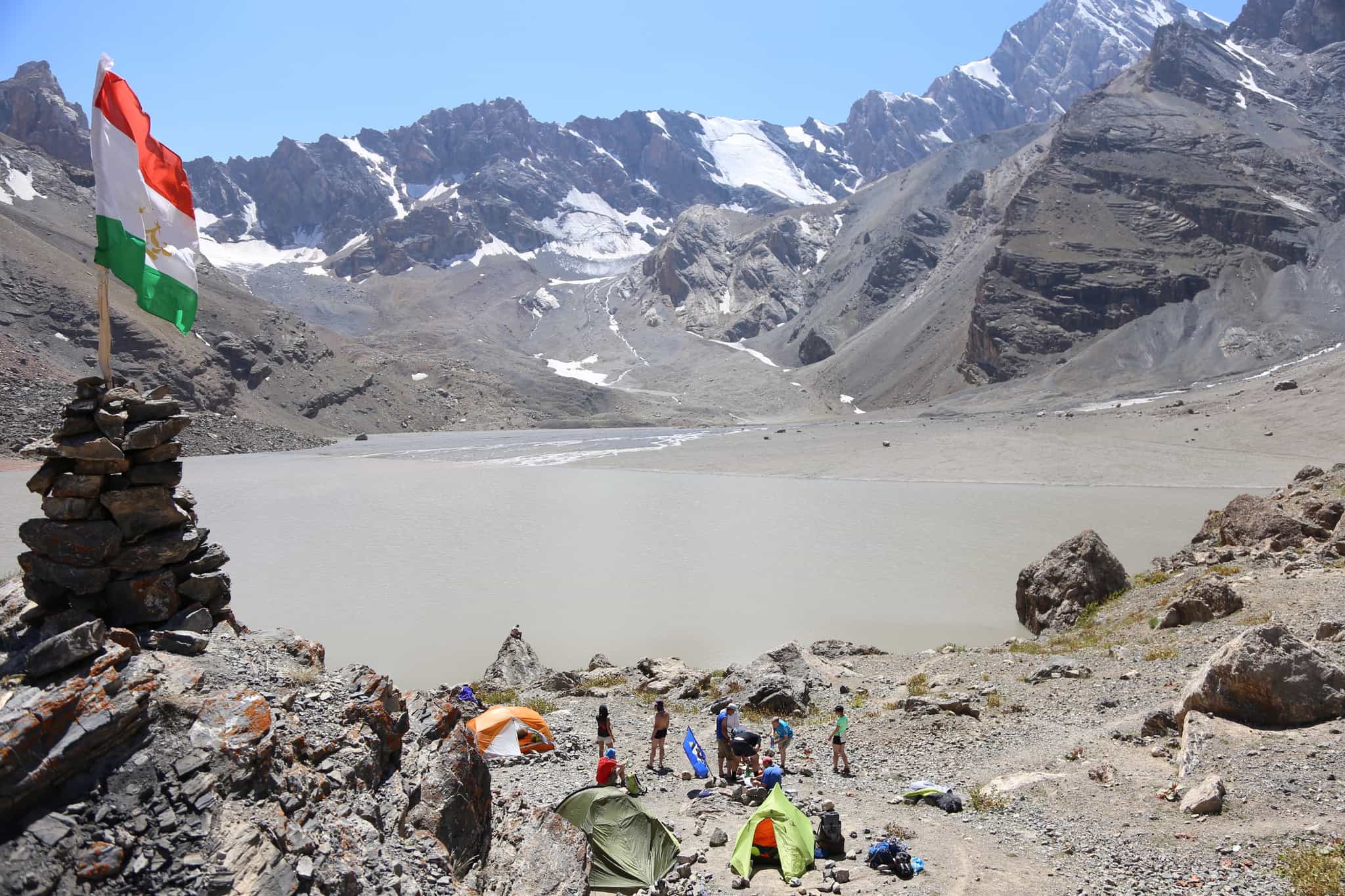 Muntoye Lake, Fann Mountains, Tajikistan. Photo: Host // Orom Travel