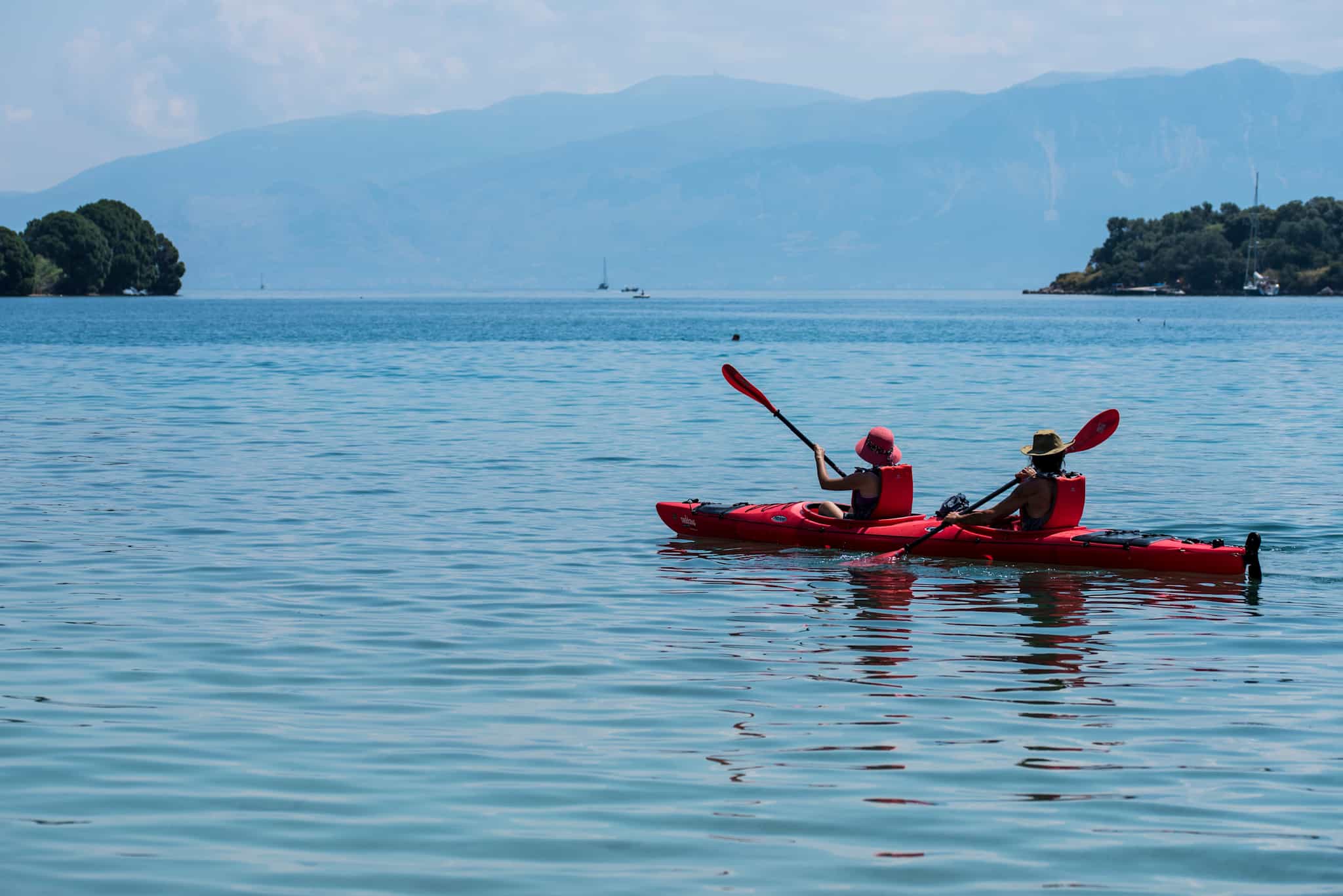 Kayakers, Greece. Photo: Host/Trekking Hellas